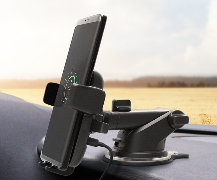 Автодержатель iOttie Car and Desk Holder Qi Wireless Fast Charging Mount Easy One Touch 4 (HLCRIO134)